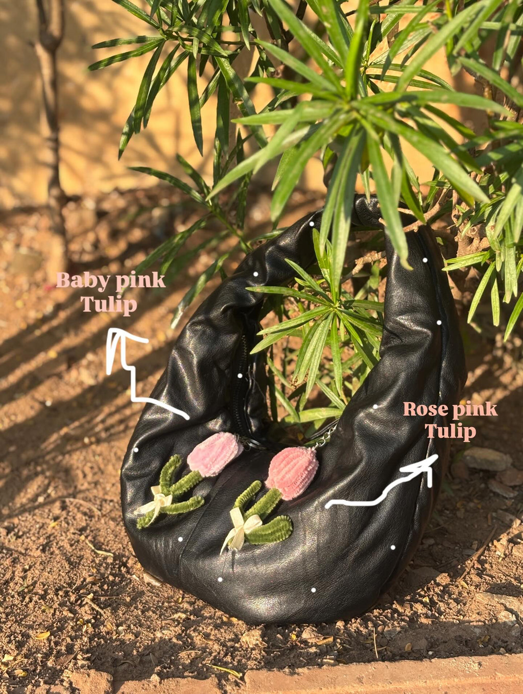 Handmade Tulip Rose Keychain 🌷🌹