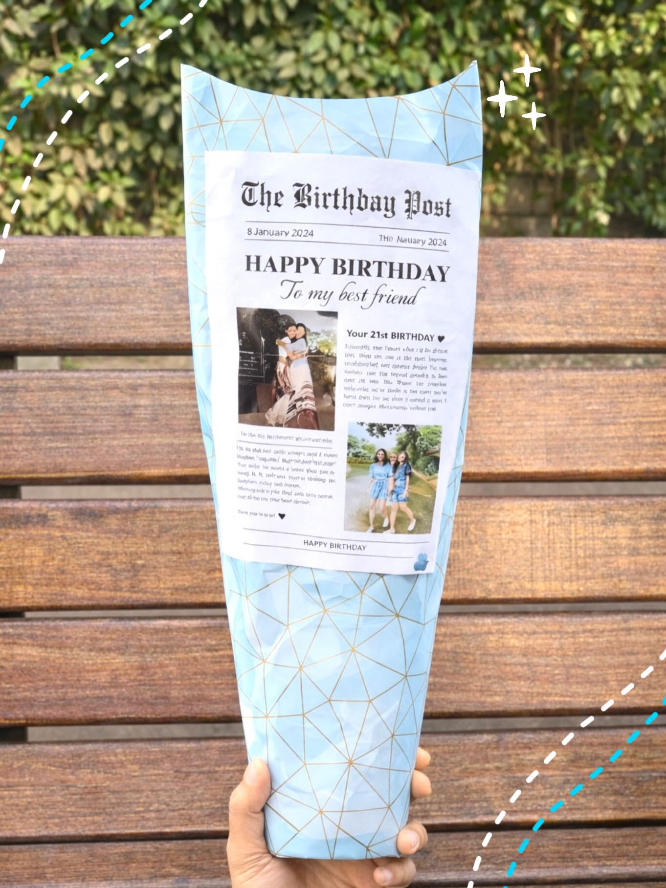 Customizable Happy Anniversary I Love You Crochet Bouquet | Personalized Pipe Cleaner Flower Gift