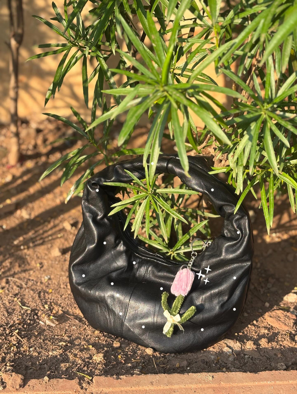 Handmade Tulip Rose Keychain 🌷🌹