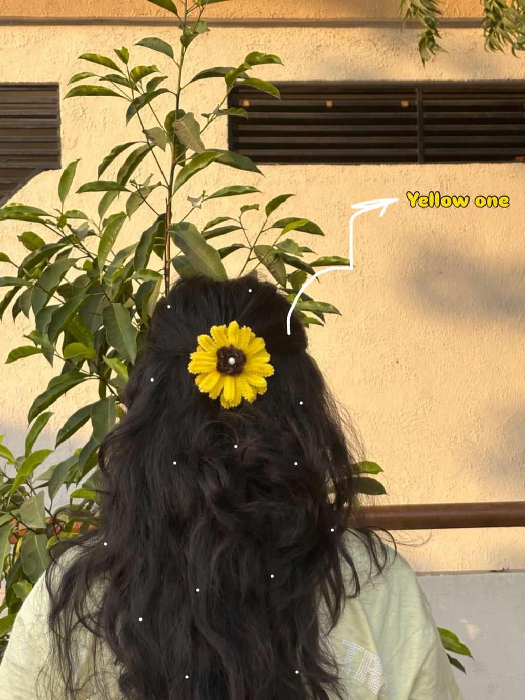Handmade Sunflower Hair Pin – Custom Pipe Cleaner Flower Hair Accessory🌻
