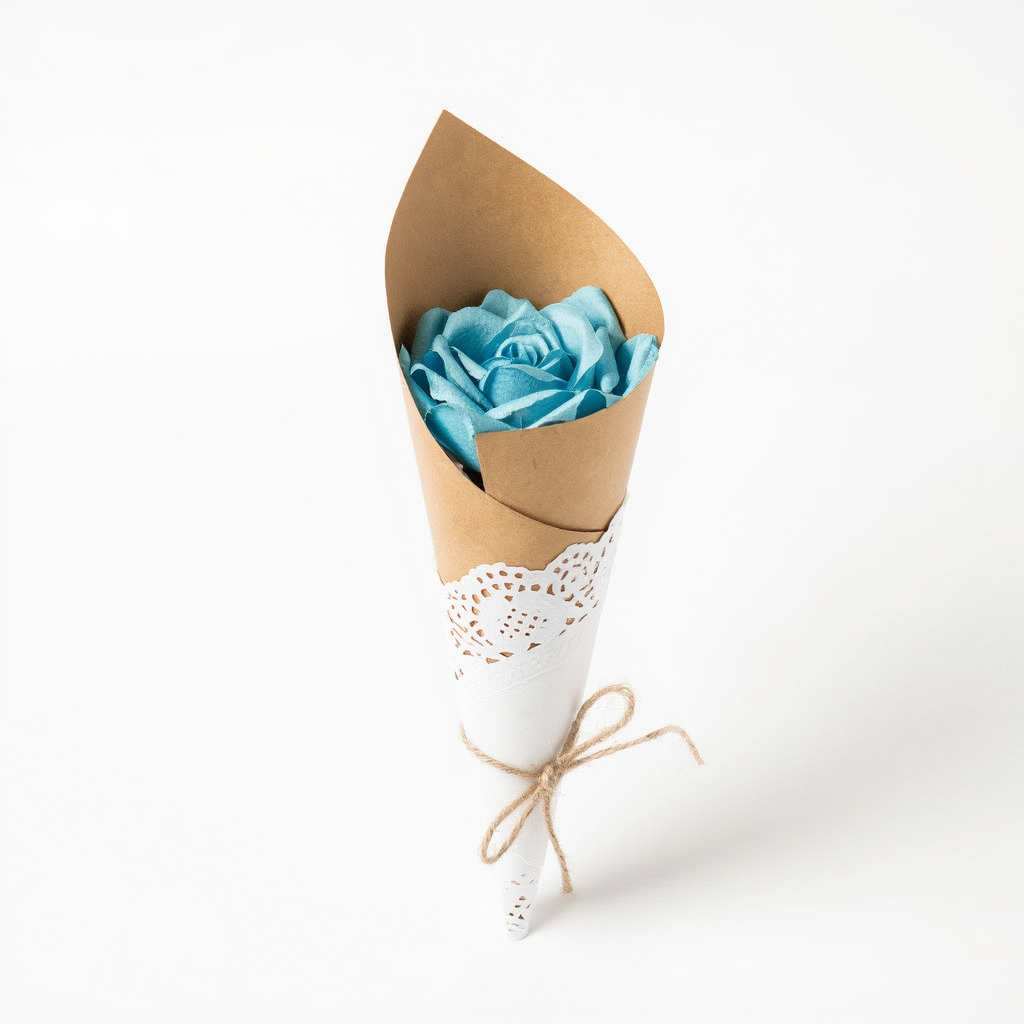Aesthetic Handmade Rose Cone