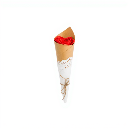 Aesthetic Handmade Rose Cone