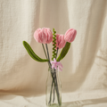 Mini Handmade Pink Tulip Bouquet