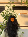 Handmade Sunflower Hair Pin – Custom Pipe Cleaner Flower Hair Accessory🌻